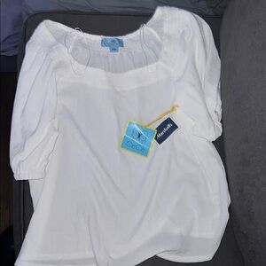 CeCe Women's Cream Blouse